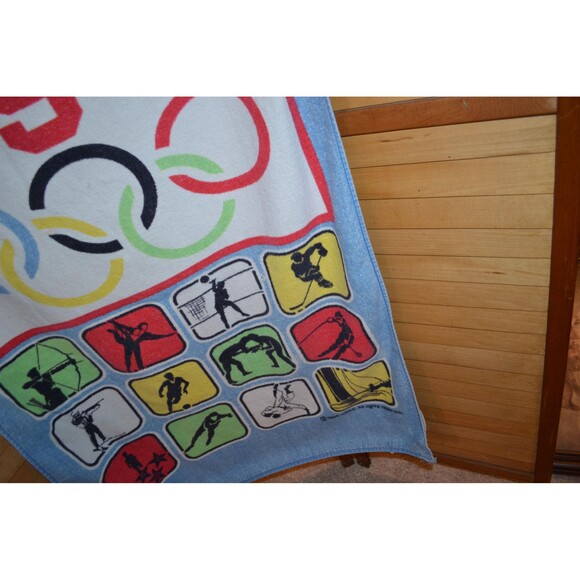 Olympics 1988 Beach Towel USOC Sports and Athletes - Picture 6 of 7